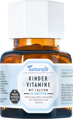 NATURAFIT Kindervitamine m.Calcium Lutschtabletten