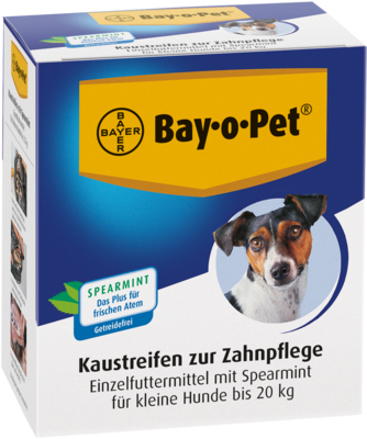 BAY O PET Zahnpfl.Kaustreif.Spearmint f.kl.Hunde