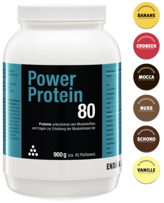 POWER PROTEIN 80 Vanille Pulver