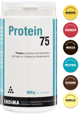 PROTEIN 75 Erdbeer Pulver