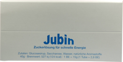 JUBIN Zuckerlösung schnelle Energie Tube