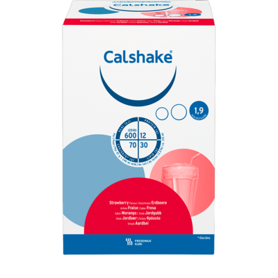 CALSHAKE Erdbeere Beutel Pulver