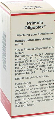 PRIMULA OLIGOPLEX Liquidum