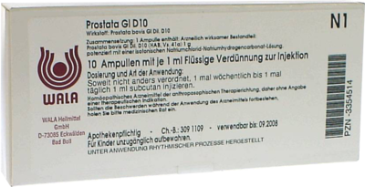 PROSTATA GL D 10 Ampullen