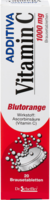 ADDITIVA Vitamin C Blutorange Brausetabletten