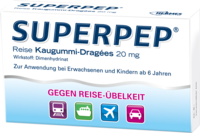 SUPERPEP Reise Kaugummi Dragees 20 mg