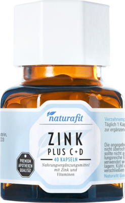 NATURAFIT Zink Plus C+D Kapseln