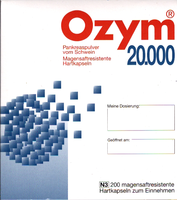 OZYM 20.000 Hartkapseln magensaftr.