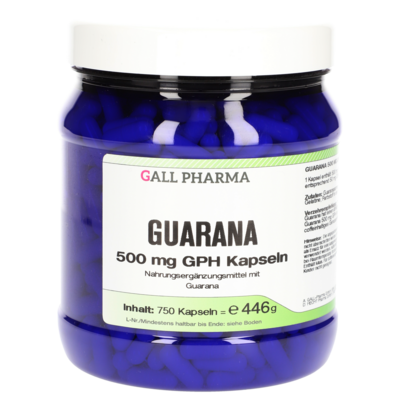 GUARANA 500 mg GPH Kapseln