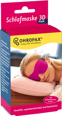 OHROPAX Schlafmaske 3D pink