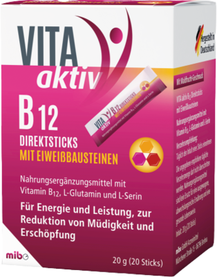 VITA AKTIV B12 Direktsticks mit Eiweißbausteinen