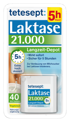 TETESEPT Langzeit Laktase 21.000 Tabletten