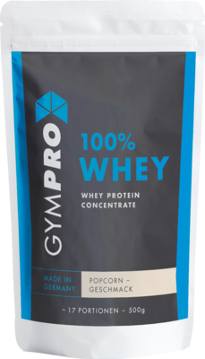 GYMPRO 100% Whey Protein Pulver Popcorn