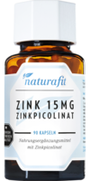 NATURAFIT Zink 15 mg Zinkpicolinat Kapseln