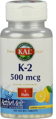 VITAMIN K2 500 µg ActivMelt KAL Sublingualtabl.