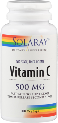 VITAMIN C 500 mg m.Hageb.& Acerola verzög.Solaray