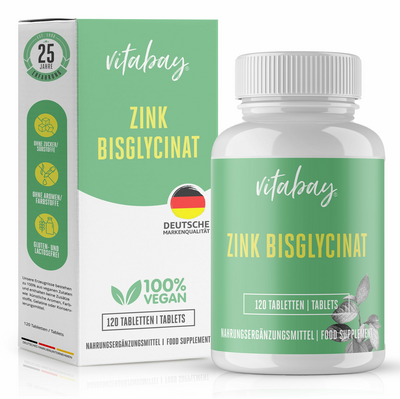 ZINK BISGLYCINAT 25 mg hochdosiert Tabletten