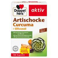 DOPPELHERZ Artischocke Curcuma+Olivenöl Kapseln