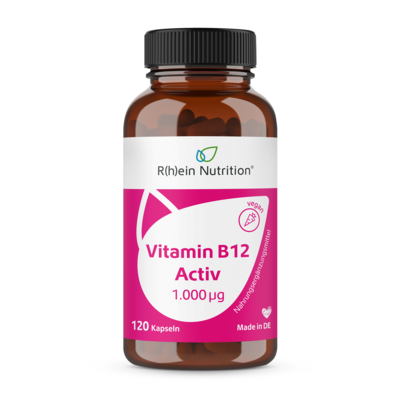 VITAMIN B12 ACTIV 1000 µg hochdosiert+vegan Kaps.